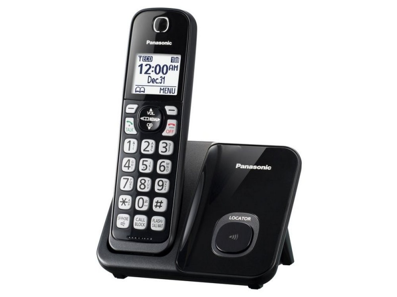 1Hs Cordless Telephone In Black