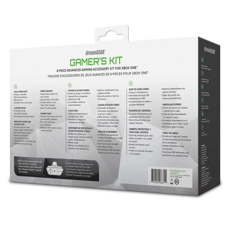 8 Piece Accessory Kit For Xbox One