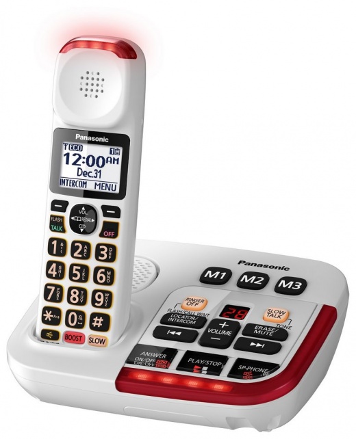 Panasonic Amplified Cordless Phone with Answering Machine