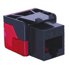 ICC Category 6EZ Modular Connector Jack Black - IC1078L6BK