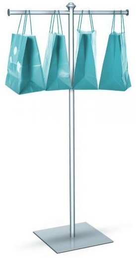 Bag Racks, Bag Rack Stand, 11 Rd Base, Silver