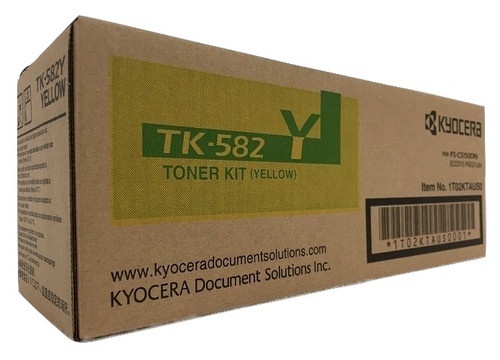 1T02ktaus0 | Original Kyocera Tk-582Y Toner Cartridge - Yellow