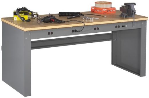 Electronic Workbench with Compressed Top and Panel Legs