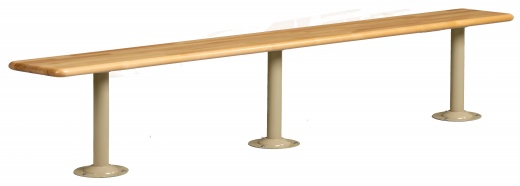 144" Wide Locker Bench