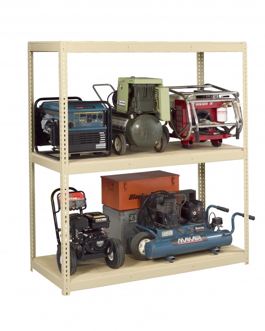 Z-Line Heavy Duty Starter Decking Unit - Long Span Shelving for Office Storage