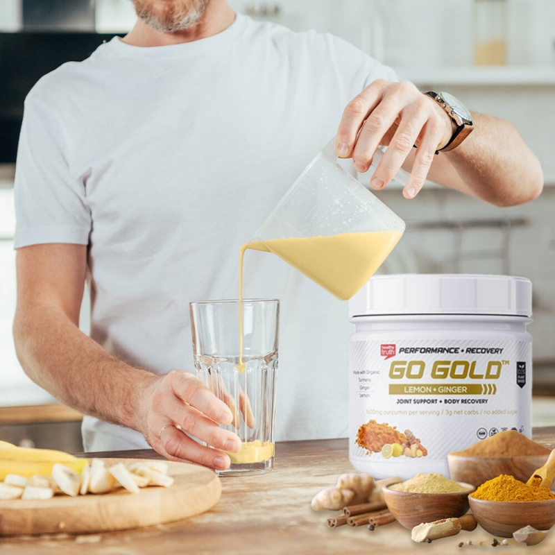 Organic Go Gold Blend – Turmeric & Curcumin (13 Oz Container)