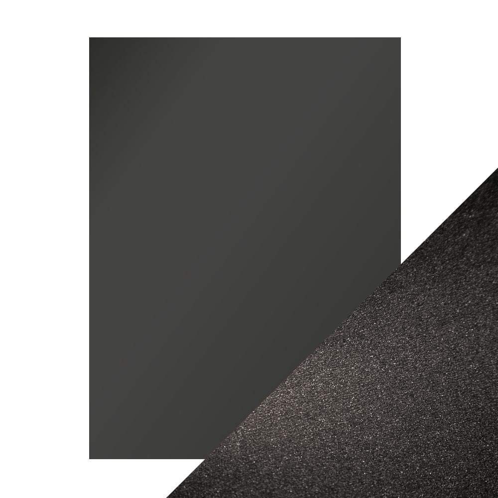 8.5x11 Black Sapphire Glitter Cardstock (5 pack) - 9963e