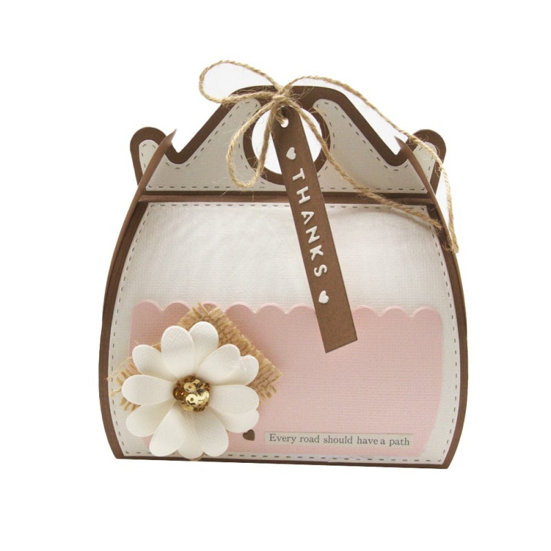 Delicate Floral Handbag Die Set