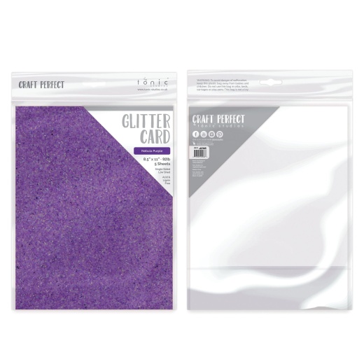 sparkle cardstock - purple