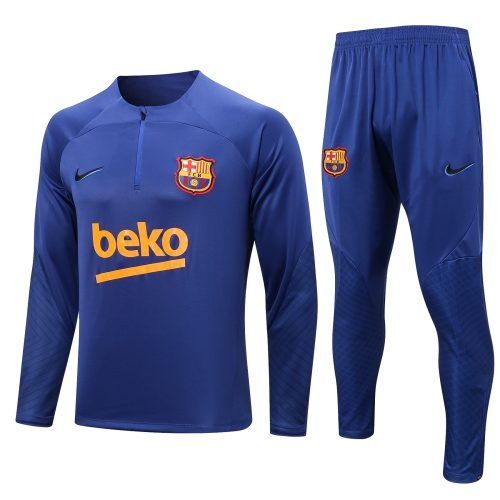 2022-2023 Barcelona Training Suit Blue, Size: s