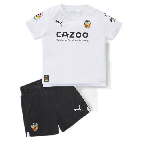 Kids 2022-2023 Valencia Home Soccer Kit, Size: 18