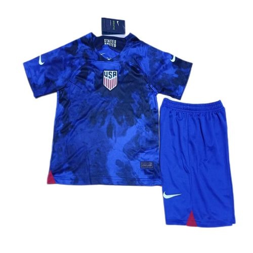 Kids 2022 USA Away Soccer Kit