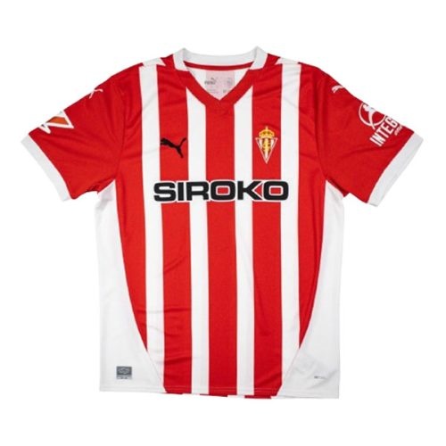 2024-2025 Sporting Gijon Home Soccer Jersey