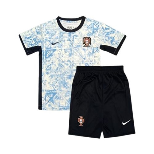 Kids 2024 Portugal Euro Away Soccer Kit