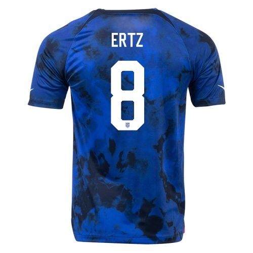 2022 Usa Ertz #8 Away Soccer Jersey, Size: s