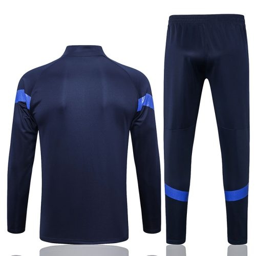 2022-2023 Italy Jacket + Pants Training Suit Dark Blue, Size: s