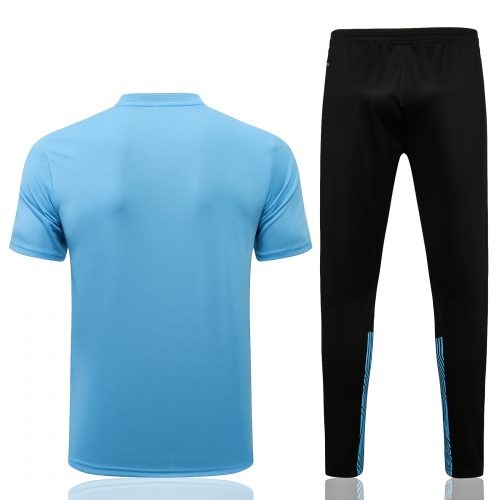 2021-2022 Marseille Light Blue Polo, Size: m