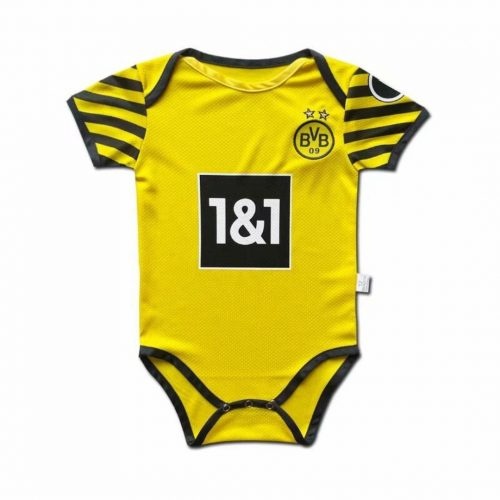 Infants 2021-2022 Dortmund Home Soccer Jersey, Size: 9 (6-12 Months)