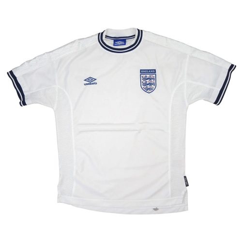 Retro 2000 England Home Soccer Jersey