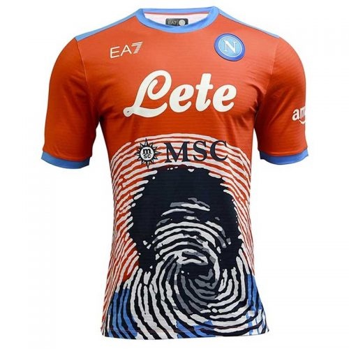2021-2022 Napoli Special Maradona Red Soccer Jersey