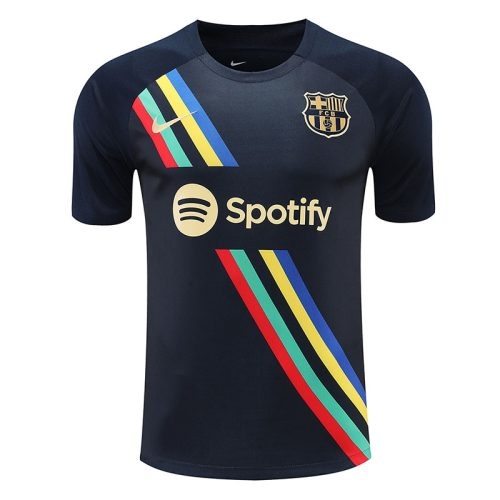 2022-2023 Barcelona Black Training Soccer Jersey, Size: m