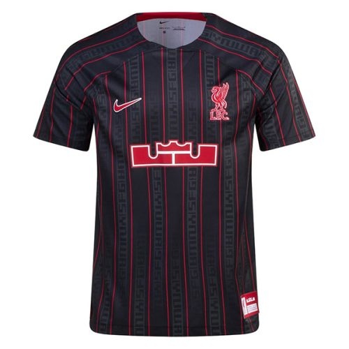 2022-2023 Liverpool Lebron James Pre-Match Soccer Jersey, Size: m