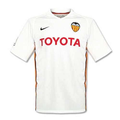 Retro 2006-2007 Valencia Home Soccer Jersey, Size: Xl