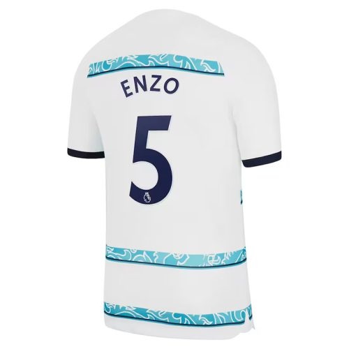 2022-2023 Chelsea Enzo #5 Away Soccer Jersey, Size: Xl