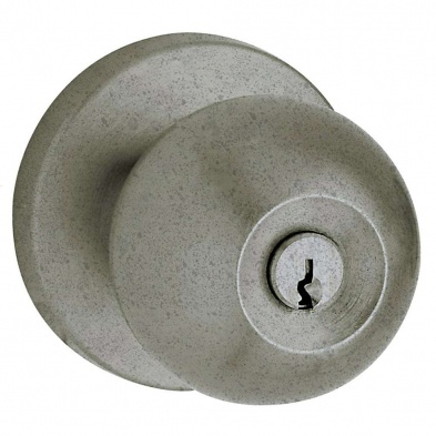 Baldwin 5215-452-ENTR Modern Exit Knob with Contemporary Design