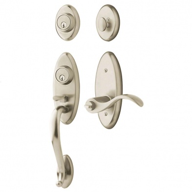 Baldwin 85345-056-2Rh Landon Two-Point Trim with Egg Knob