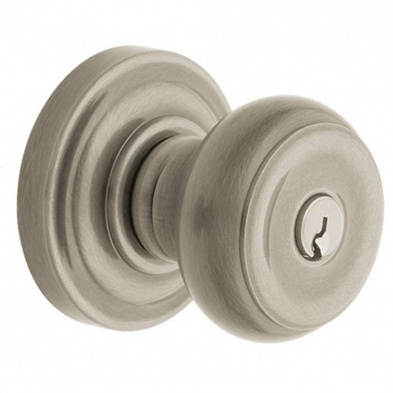 Baldwin 5213-150-ENTR Colonial Entry Knob with Classic Rose
