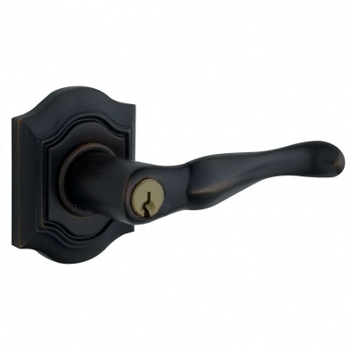 Baldwin 5237-190-Rent Bethpage Exit Lever Rh Bethpage Rose