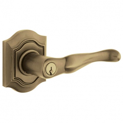 Baldwin 5237-050-Rent Bethpage Exit Lever Rh Bethpage Rose
