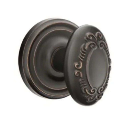 Emtek C5107V-US10B Classic Design Series Victoria Grade 2 Knobset