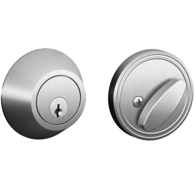 Schlage JD60 626 Deadbolt Satin Chrome Single Cylinder
