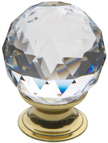 Baldwin 4336-150-S Crystal Swarovski Cabinet Knob