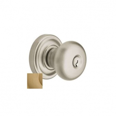 Baldwin 5208-033-Entr Classic Entry Knob With Classic Rose