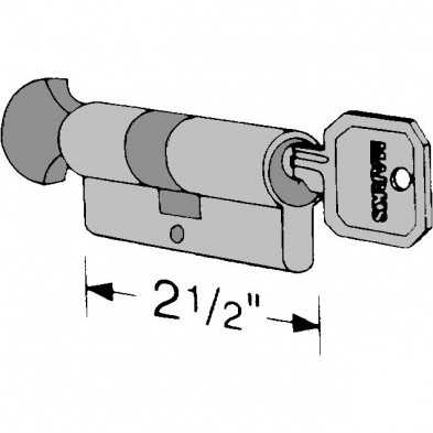 Marks USA Profile Cylinder Turnpiece x Cylinder