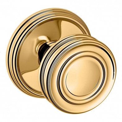 Baldwin 5066.003-Pass Estate Passage Knob W-5078 Rose