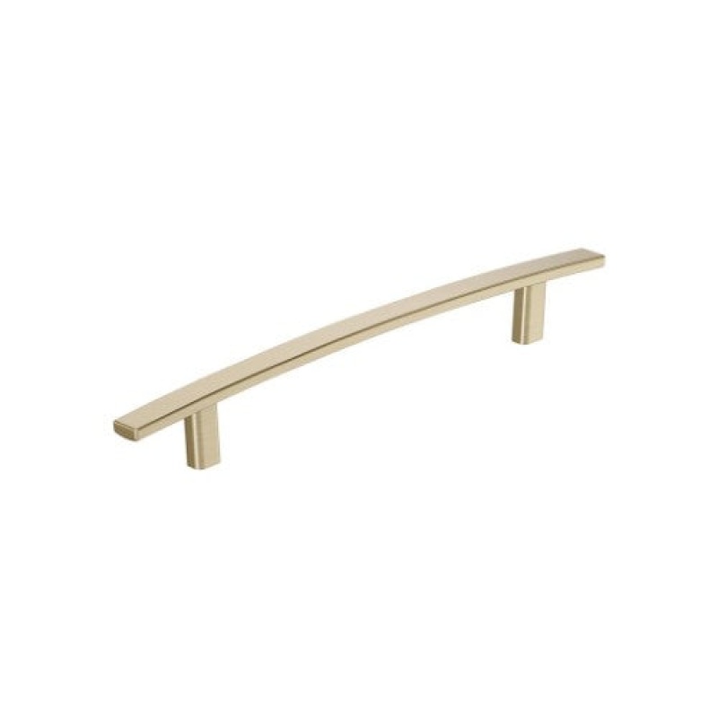 Cyprus Zinc Arch Cabinet Pull - Golden Champagne