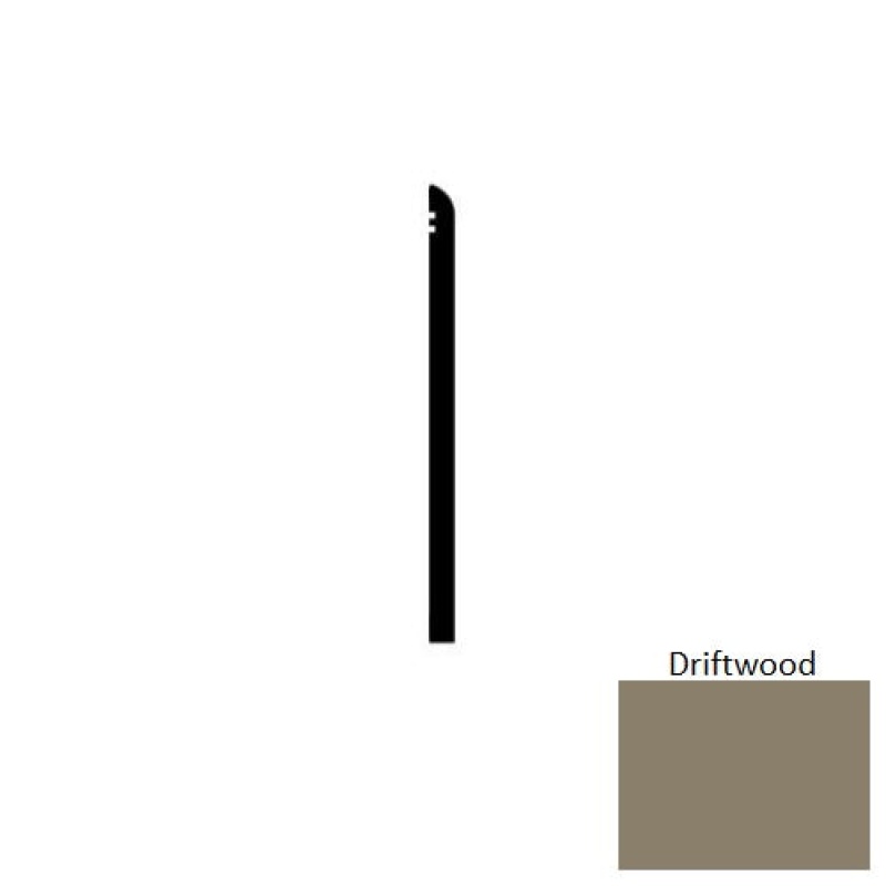 Driftwood Vinyl Wall Base 4" x 120 ft x .080"