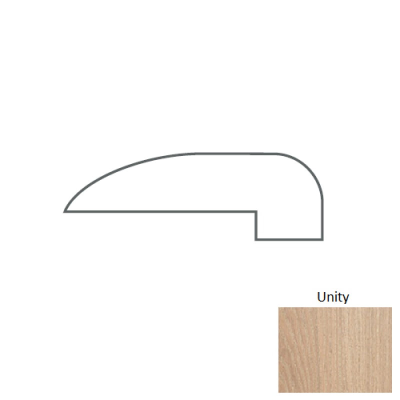 Affinity Unity Hardwood Moulding / Trim 1 1/8" x 96" Square Nose