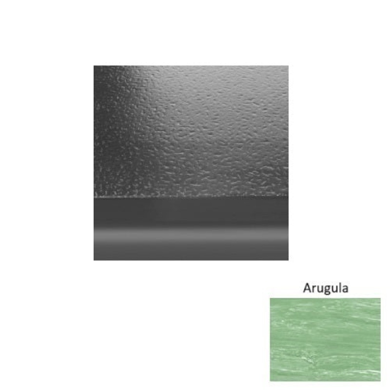 Marbleized 95 Arugula Hammered Rubber (Sq) Stair Tread With Riser - Hammered
