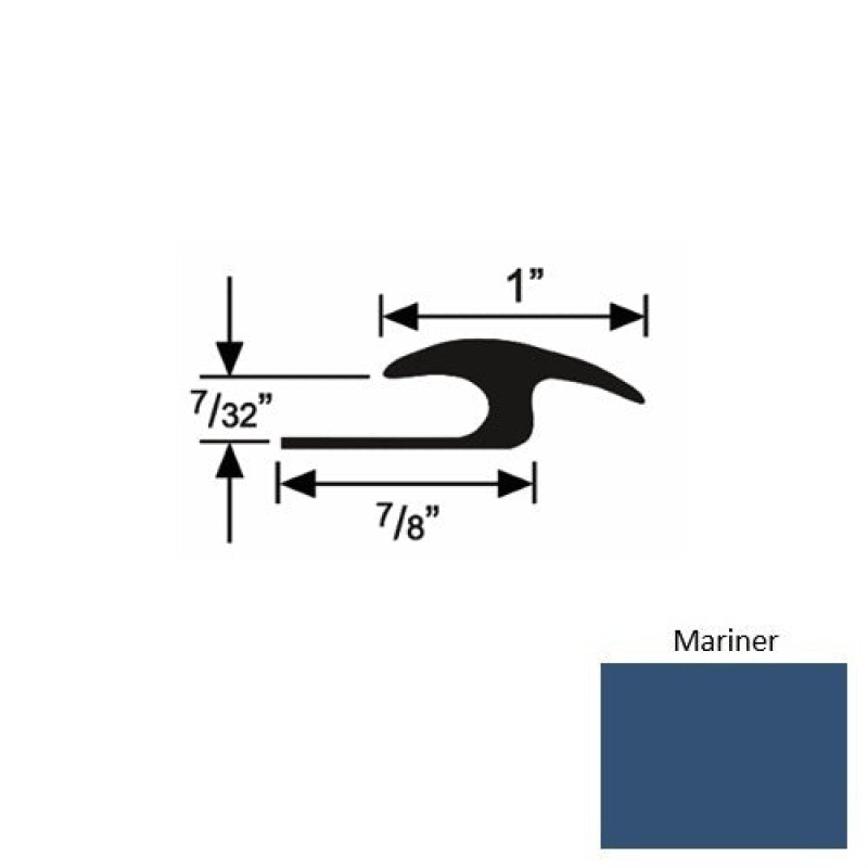 Solid 50 Mariner Rubber Tile / Carpet Joiner