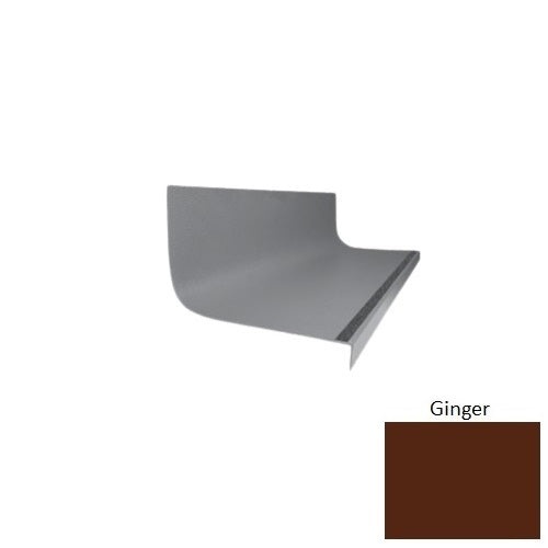 Flextones Ginger Type 1975 With Flush Carborundum Strip Distinct Designs Rubber - 20 3/8" X 72" Stair Tread - Hammered
