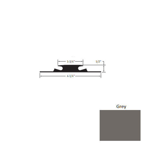 Johnsonite Grey Vinyl Carpet Insert Threshold