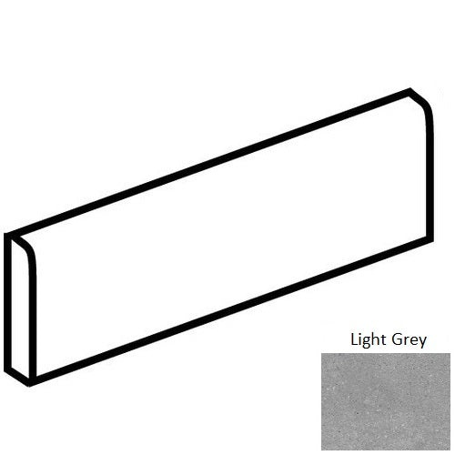 Fondamenta Light Grey Porcelain Floor & Wall Trim
