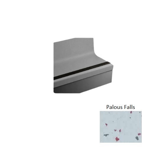 Johnsonite Palous Falls Rice Paper Rubber Stair Tread