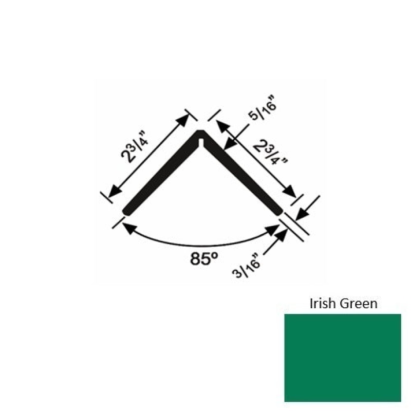 Solid 19Xtr Irish Green Rubber Corner Guard