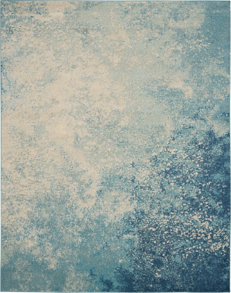 Passion Psn10 Navy Light Blue Area Rug